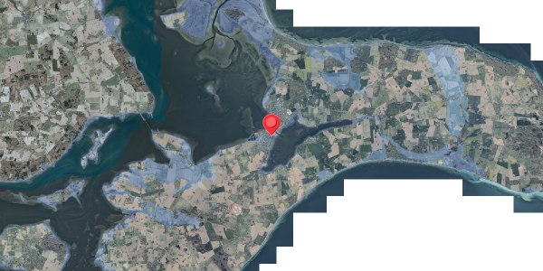 Stomflod og havvand på Kostervej 2, 4780 Stege
