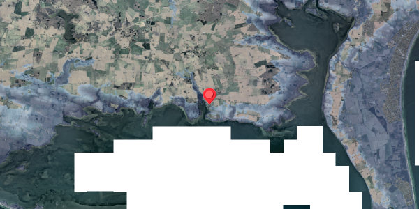 Stomflod og havvand på Aarestrupvej 3, 4880 Nysted