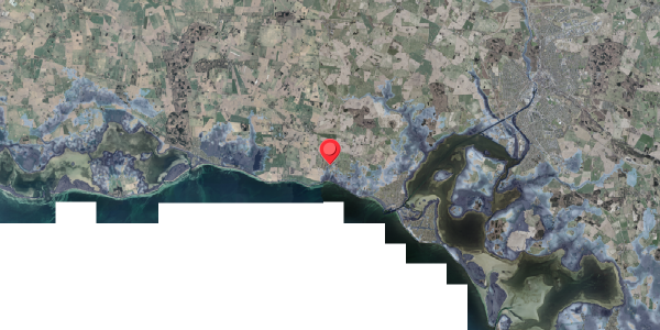 Stomflod og havvand på Strandbakken 59, 4736 Karrebæksminde