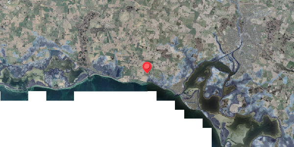 Stomflod og havvand på Strandbakken 78, 4736 Karrebæksminde