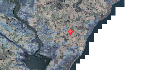 Stomflod og havvand på Egebjergvej 11, 4800 Nykøbing F