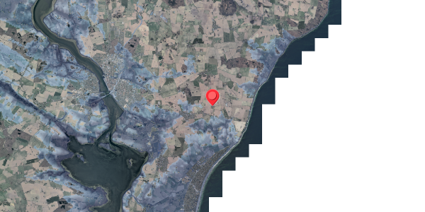 Stomflod og havvand på Hellersvej 1, 4872 Idestrup