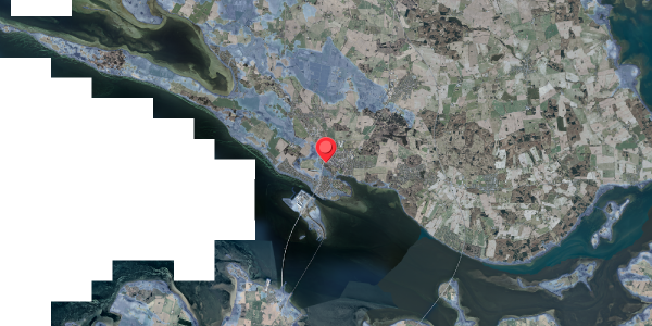 Stomflod og havvand på Klostergade 1, 4760 Vordingborg