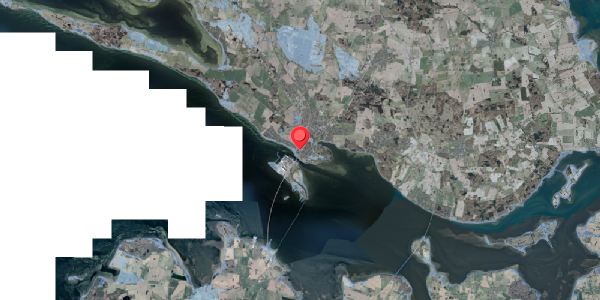 Stomflod og havvand på Orevej 2, 4760 Vordingborg