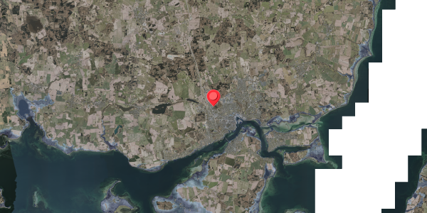 Stomflod og havvand på Folehaven 13, 5700 Svendborg