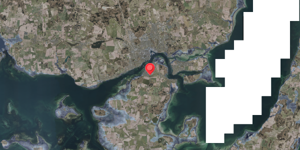 Stomflod og havvand på Solvej 9, 5700 Svendborg