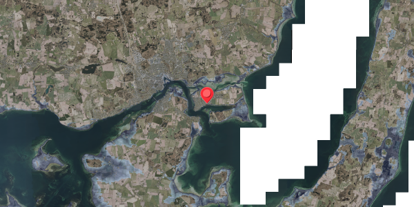 Stomflod og havvand på Thoresvej 13, 5700 Svendborg