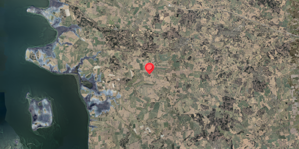 Stomflod og havvand på Pindsende 25, 5560 Aarup
