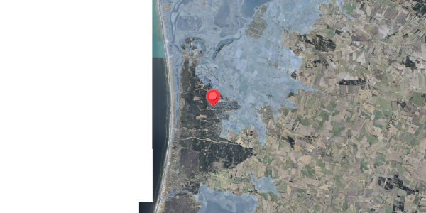 Stomflod og havvand på Kirkeflod 46, 6830 Nørre Nebel