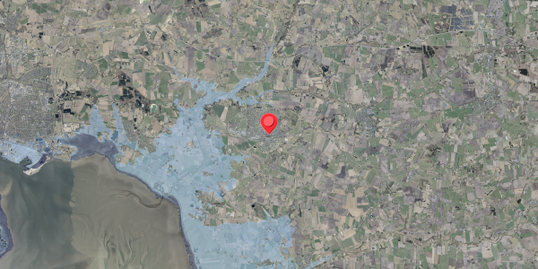 Stomflod og havvand på Elmegade 13, 6740 Bramming