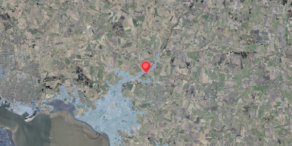Stomflod og havvand på Fiskerivej 13, 6740 Bramming