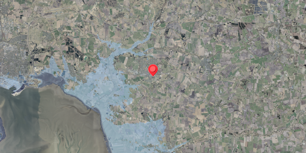 Stomflod og havvand på Hellesvej 26, 6740 Bramming