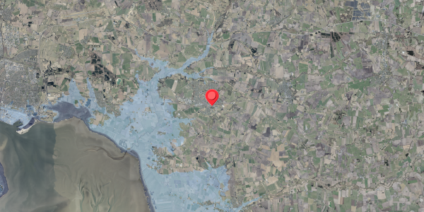 Stomflod og havvand på Hellesvej 31, 6740 Bramming