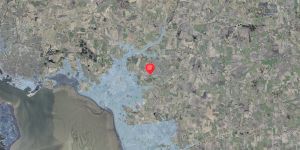 Stomflod og havvand på Industrivej 25, 6740 Bramming