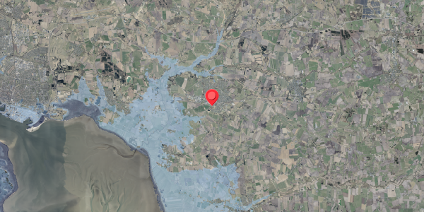 Stomflod og havvand på Krogen 21, 6740 Bramming