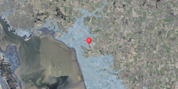 Stomflod og havvand på Lambertsdamvej 4, 6740 Bramming