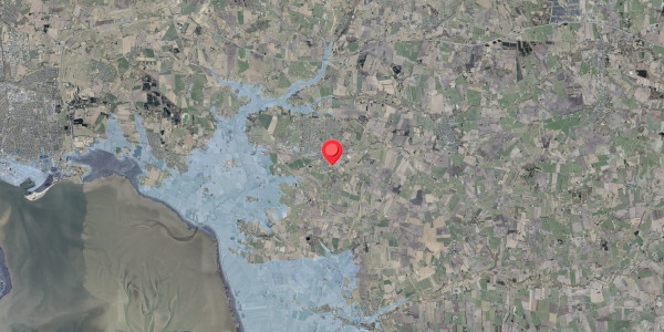 Stomflod og havvand på Ribevej 40, 6740 Bramming