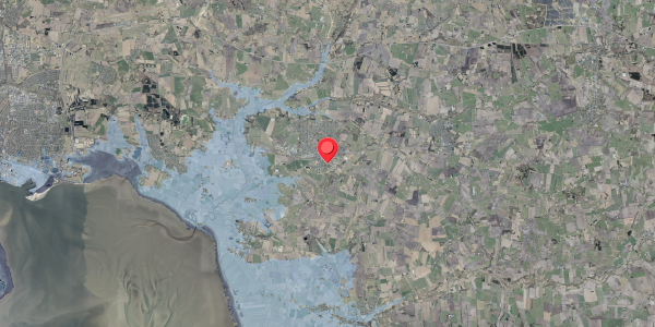 Stomflod og havvand på Ribevej 43, 6740 Bramming