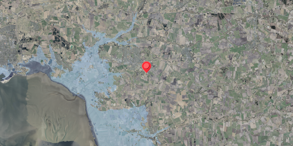 Stomflod og havvand på Ribevej 57, 6740 Bramming