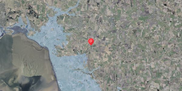 Stomflod og havvand på Ribevej 70, 6740 Bramming