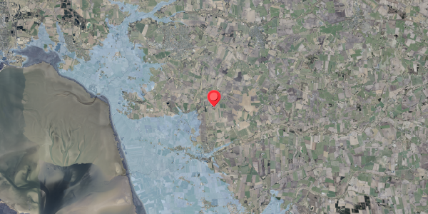 Stomflod og havvand på Ribevej 83, 6740 Bramming