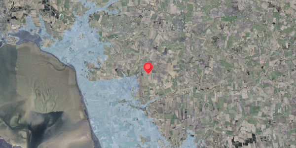 Stomflod og havvand på Ribevej 85, 6740 Bramming