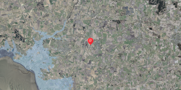 Stomflod og havvand på Risagervej 8, 6740 Bramming