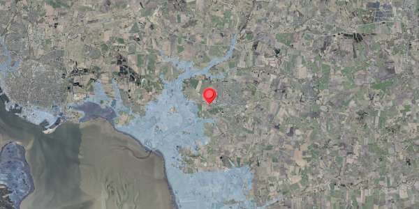 Stomflod og havvand på Snedkervej 21, 6740 Bramming