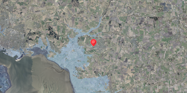 Stomflod og havvand på Storegade 100, 6740 Bramming