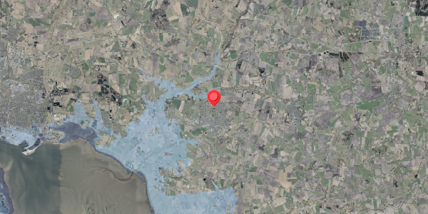 Stomflod og havvand på Teglvej 2, 6740 Bramming