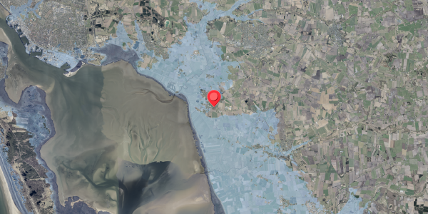Stomflod og havvand på Østertoften 5, 6740 Bramming