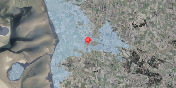 Stomflod og havvand på Bispegade 7, 6760 Ribe