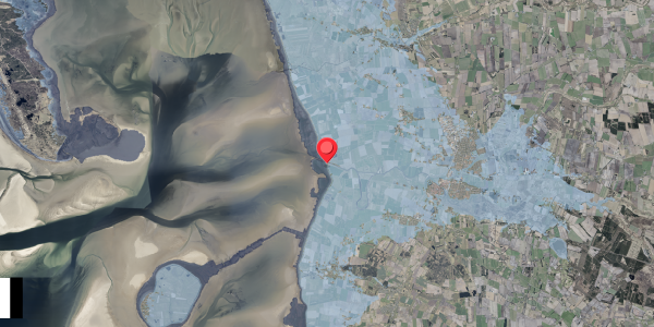 Stomflod og havvand på Bjerrumvej 32, 6760 Ribe