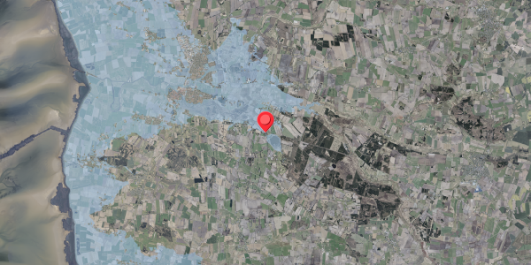 Stomflod og havvand på Munkevej 1, 6760 Ribe