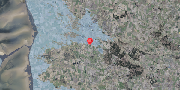 Stomflod og havvand på Haderslevvej 161, 6760 Ribe