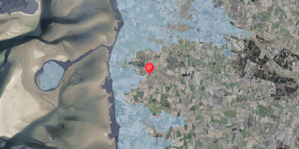 Stomflod og havvand på Harevej 27, 6760 Ribe