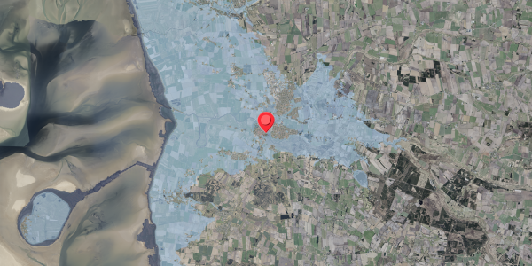 Stomflod og havvand på Klostergade 3C, 6760 Ribe