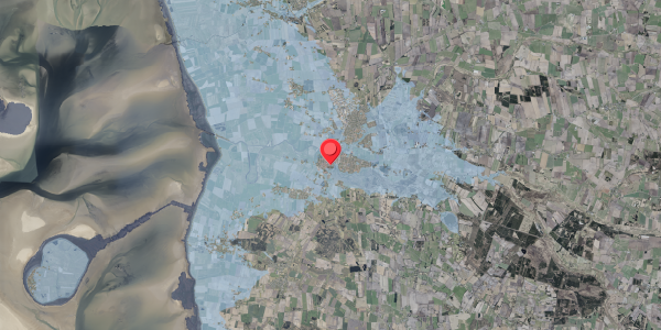 Stomflod og havvand på Klostergade 12, 6760 Ribe
