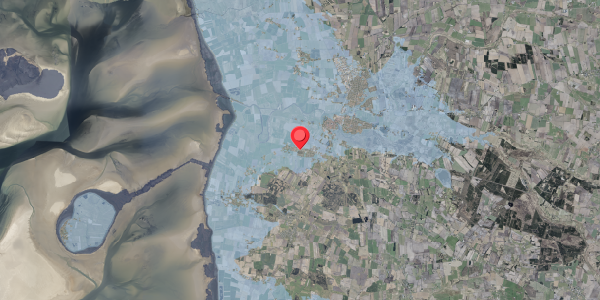 Stomflod og havvand på Langager 1, . , 6760 Ribe