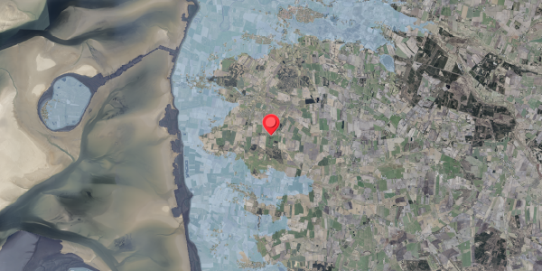 Stomflod og havvand på Lundsmarkvej 20, . , 6760 Ribe