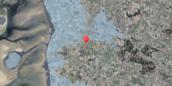 Stomflod og havvand på Lustrupvej 8, . , 6760 Ribe