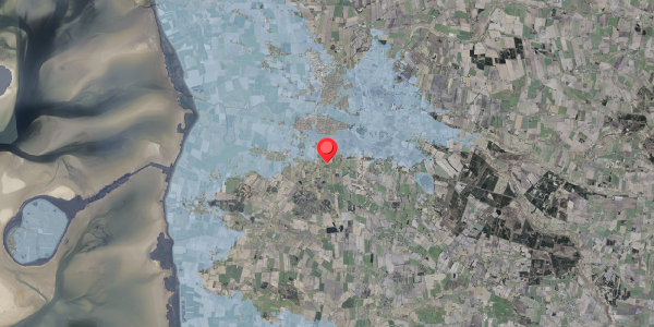 Stomflod og havvand på Lustrupvej 49, 6760 Ribe