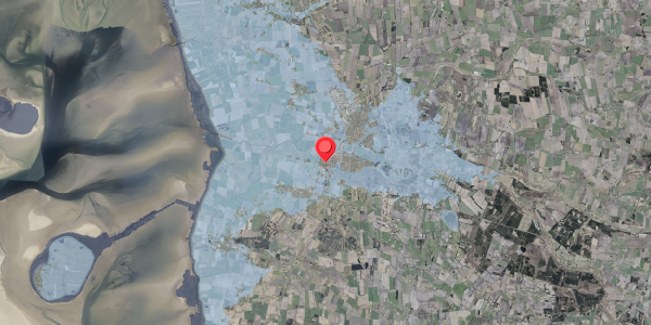 Stomflod og havvand på Nygade 2B, 6760 Ribe
