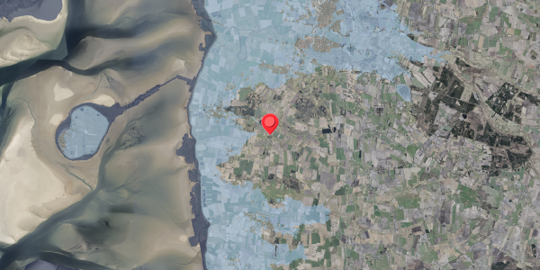 Stomflod og havvand på Ribevej 32, 6760 Ribe