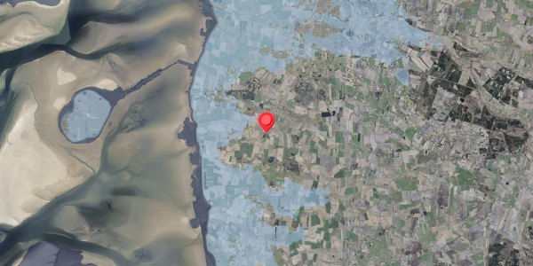 Stomflod og havvand på Ribevej 55, 6760 Ribe