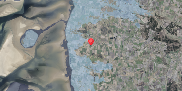 Stomflod og havvand på Ribevej 65, 6760 Ribe