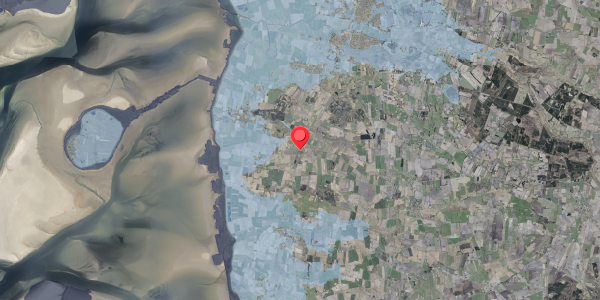 Stomflod og havvand på Ribevej 70, 6760 Ribe