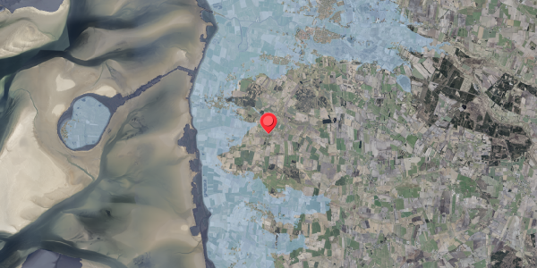Stomflod og havvand på Ribevej 76, 6760 Ribe