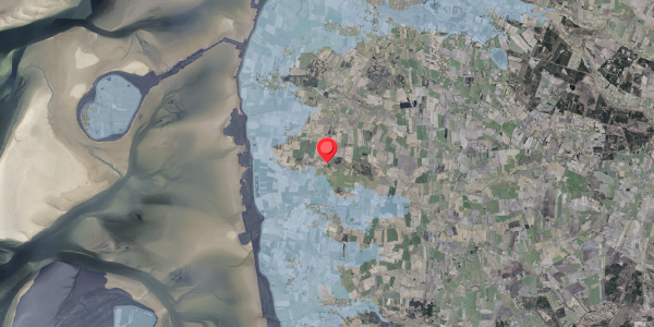 Stomflod og havvand på Ribevej 111, 6760 Ribe