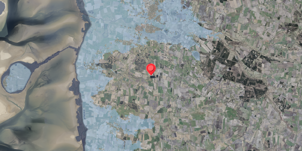 Stomflod og havvand på Roagervej 262, 6760 Ribe